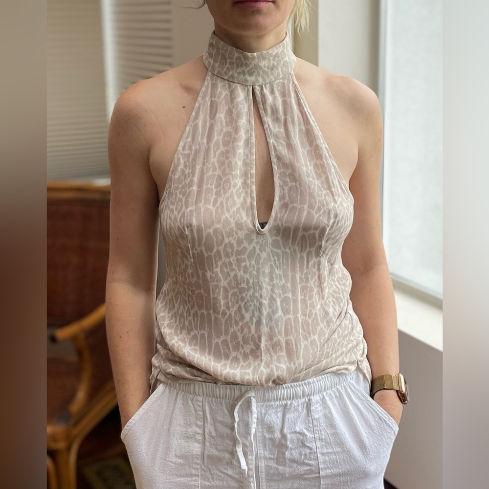 Zimmermann size 0/XS cutout halter top